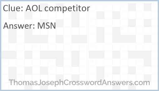 aol-competitor-crossword-clue-thomasjosephcrosswordanswers