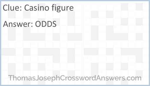 Casino Figure Crossword