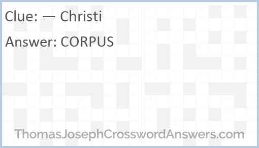 — Christi Answer