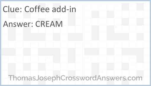 Coffee add-in Answer