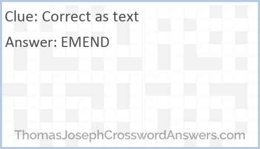 correct-as-text-crossword-clue-thomasjosephcrosswordanswers