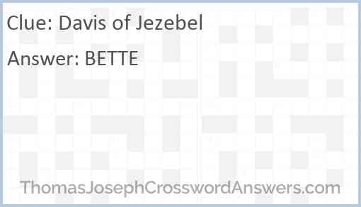 jezebel and gawker crossword puzzle