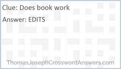 Does book work Answer