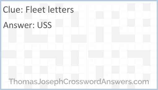 Fleet letters Answer