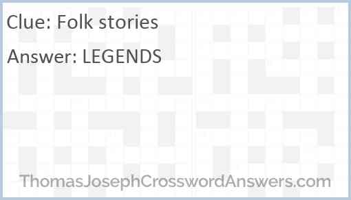 Folk stories Answer
