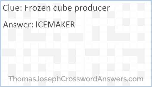 frozen cube puzzle