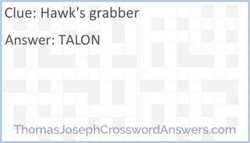Hawk’s grabber Answer