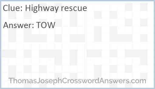 Highway rescue Answer