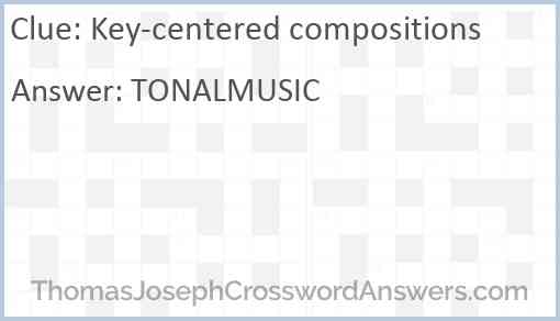 compositions crossword clue