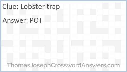 Lobster trap Answer