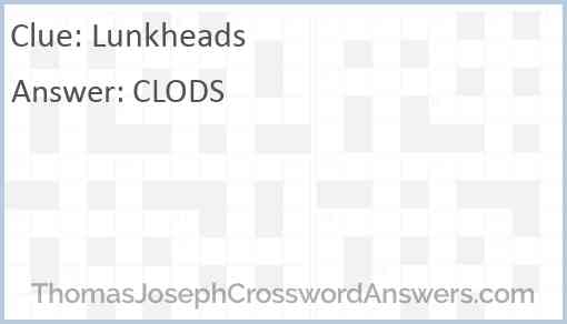 Lunkheads Answer