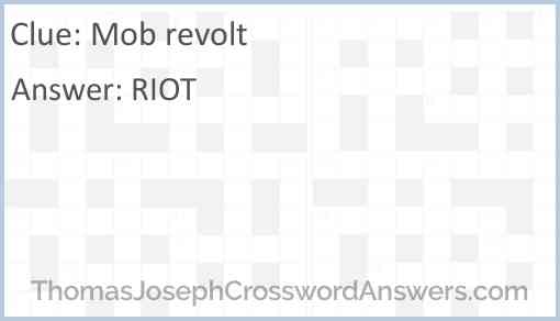 Mob revolt Answer