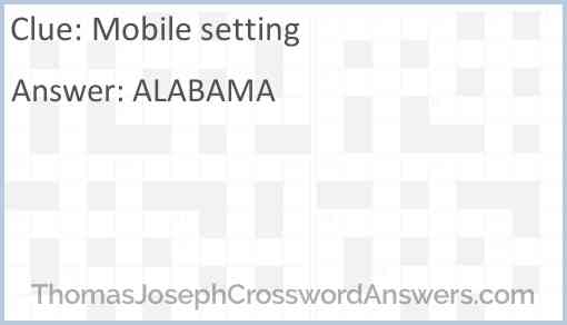 Mobile setting Answer