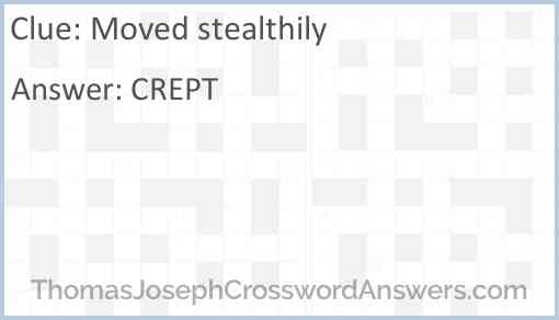 moved en masse crossword clue
