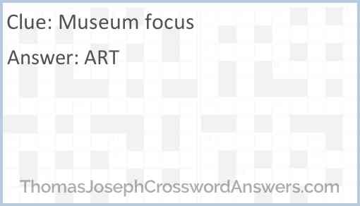 Museum focus Answer