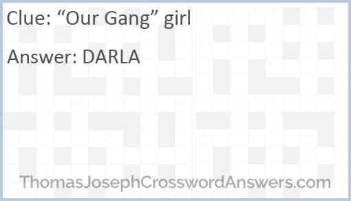 james gang associate star crossword clue
