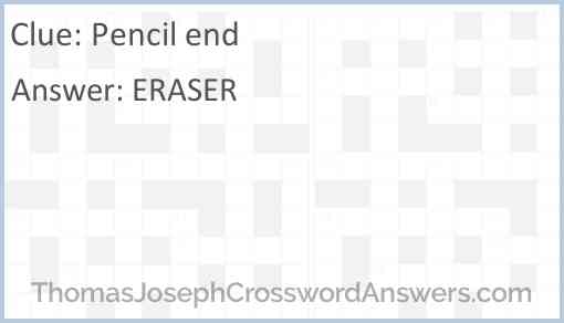 Pencil end Answer