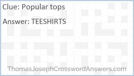 popular typeface crossword clue