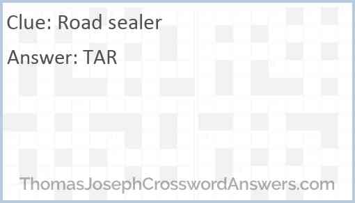 Road sealer Answer