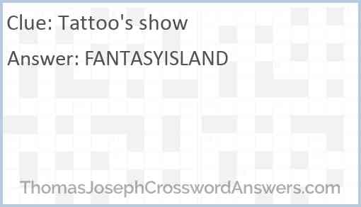 Tattoo's show Answer