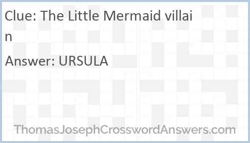 othello villain crossword clue
